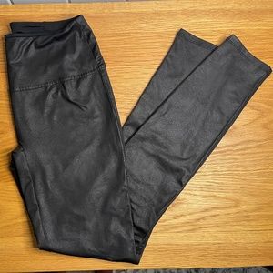 faux leather high wasted leggings